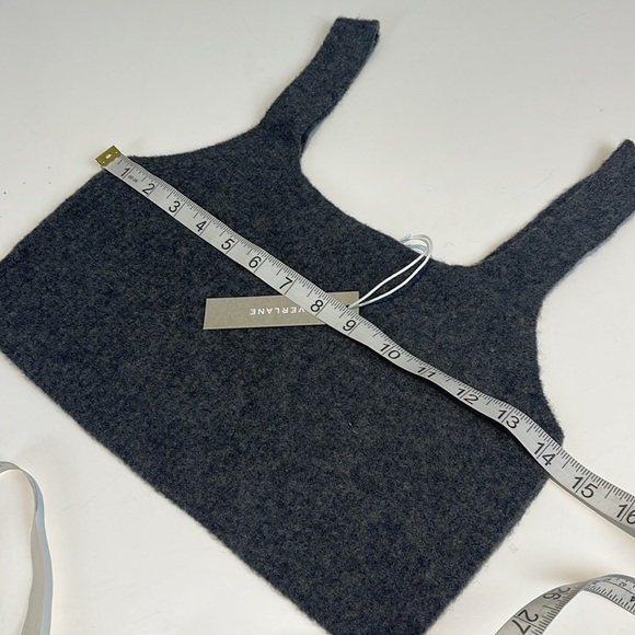 Everlane The Cozy-Stretch Tank Wool In Dark Gray New - Picture 5 of 6